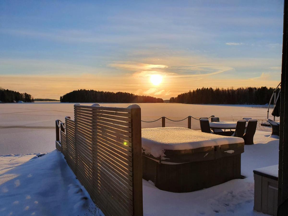 Stunning Log Cabin 45M2 On The Shore Of Kallavesi. Kuopio Dış mekan fotoğraf