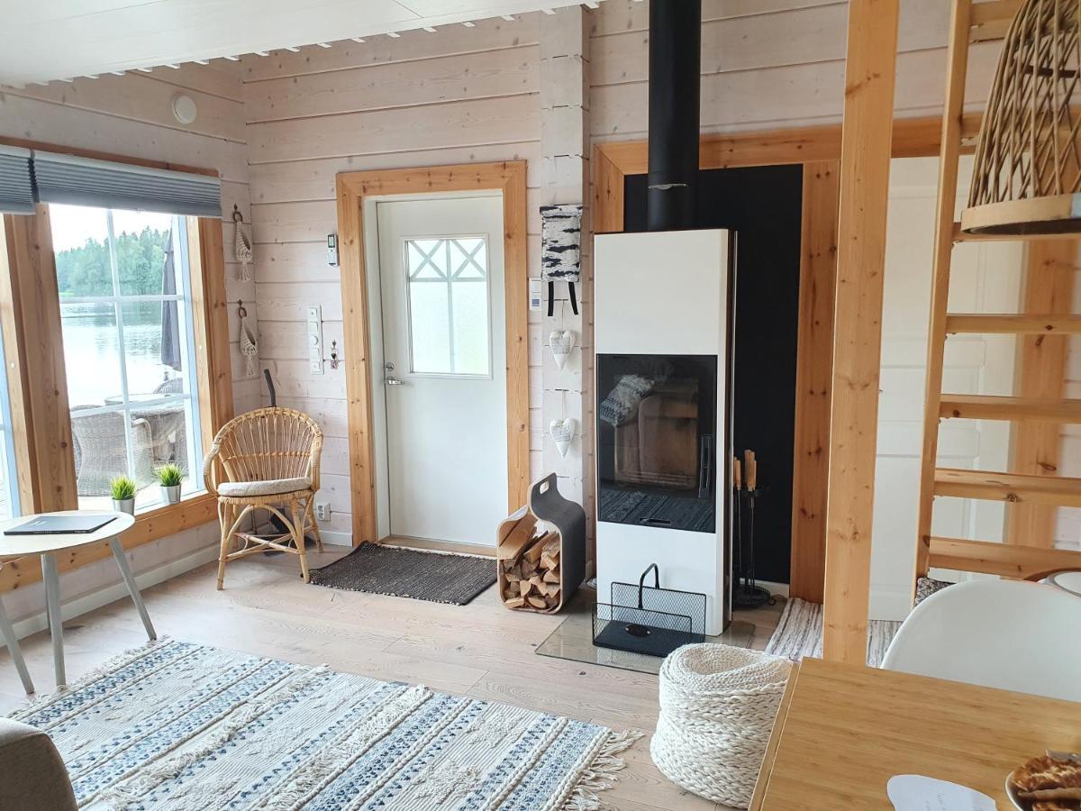 Stunning Log Cabin 45M2 On The Shore Of Kallavesi. Kuopio Dış mekan fotoğraf