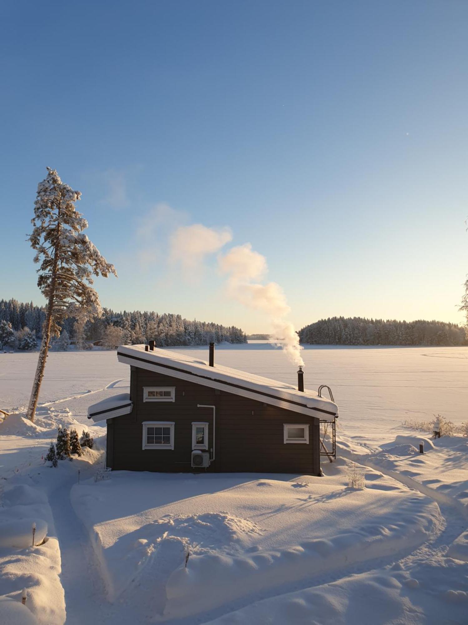 Stunning Log Cabin 45M2 On The Shore Of Kallavesi. Kuopio Dış mekan fotoğraf