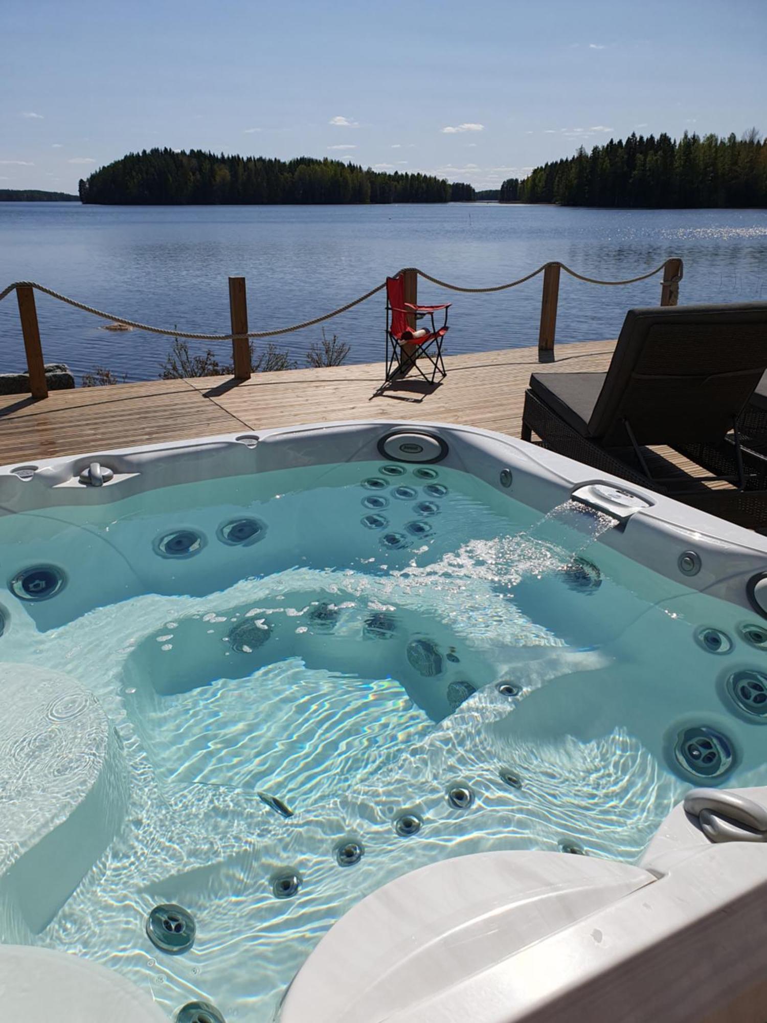 Stunning Log Cabin 45M2 On The Shore Of Kallavesi. Kuopio Dış mekan fotoğraf