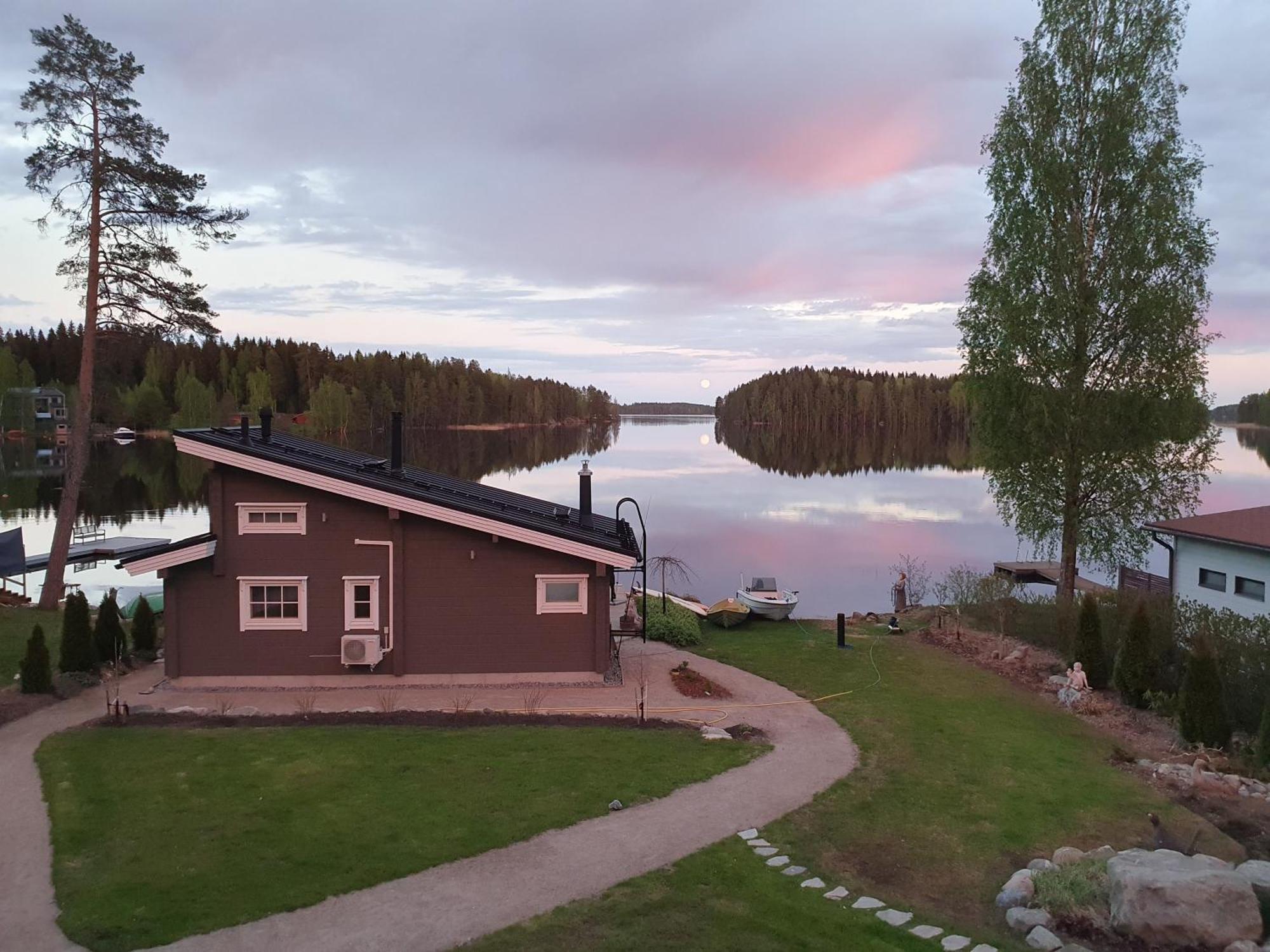 Stunning Log Cabin 45M2 On The Shore Of Kallavesi. Kuopio Dış mekan fotoğraf