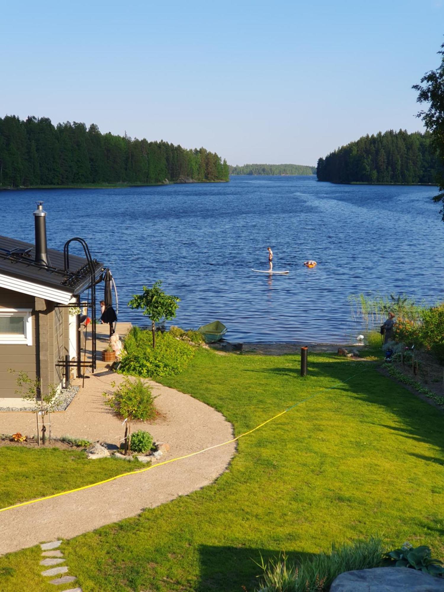Stunning Log Cabin 45M2 On The Shore Of Kallavesi. Kuopio Dış mekan fotoğraf
